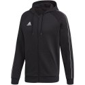 Bluza męska adidas Core 18 FZ Hoody czarna FT8068 S Adidas teamwear