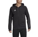 Bluza męska adidas Core 18 FZ Hoody czarna FT8068 S Adidas teamwear