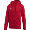 Bluza męska adidas Core 18 FZ Hoody czerwona FT8071 S Adidas teamwear