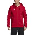 Bluza męska adidas Core 18 FZ Hoody czerwona FT8071 S Adidas teamwear