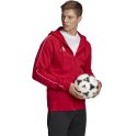 Bluza męska adidas Core 18 FZ Hoody czerwona FT8071 S Adidas teamwear