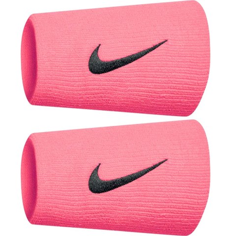 Frotki na nadgarstek Nike Swoosh Wristbands różowe 2 szt. N0001586677OS Nike