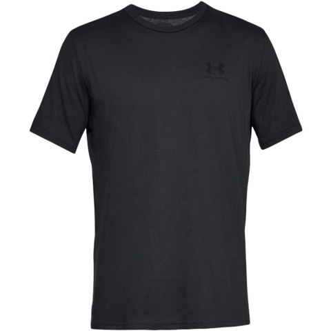 Koszulka męska Under Armour Sportstyle Left Chest SS czarna 1326799 001 M Under Armour