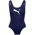 Kostium kąpielowy damski Puma Swim Women Swimsuit 1P granatowy 907685 01 S Puma