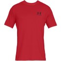 Koszulka męska Under Armour Sportstyle Left Chest SS czerwona 1326799 600 S Under Armour