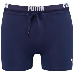 Spodenki kąpielowe męskie Puma Swim Men Logo Swim Trunk granatowe 907657 01 M Puma