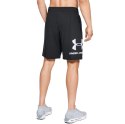 Spodenki męskie Under Armour Sportstyle Cotton Logo czarne 1329300 001 S Under Armour