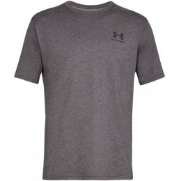 Koszulka męska Under Armour Sportstyle Left Chest SS ciemny szary 1326799 019 M Under Armour