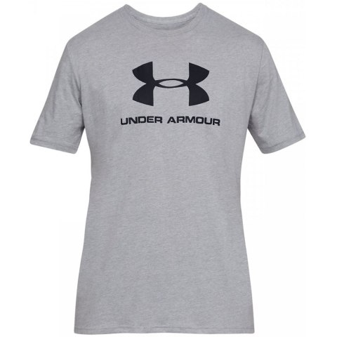 Koszulka męska Under Armour Sportstyle Logo SS szara 1329590 036 L Under Armour