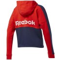 Bluza damska Reebok Te Linear Logo Ft czerwono-granatowa FT0901 M Reebok