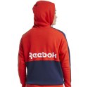 Bluza damska Reebok Te Linear Logo Ft czerwono-granatowa FT0901 M Reebok