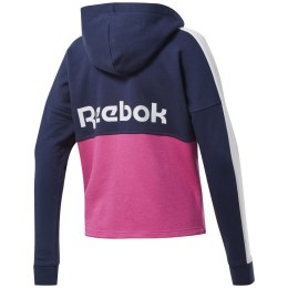 Bluza damska Reebok Te Linear Logo granatowo-różowa FU2205 L Reebok