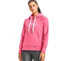 Bluza damska Under Armour Rival Fleece Metallic Hoodie różowa 1356323 668 XL Under Armour