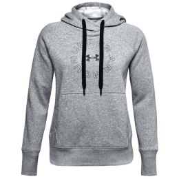 Bluza damska Under Armour Rival Fleece Metallic Hoodie szara 1356323 035 L Under Armour