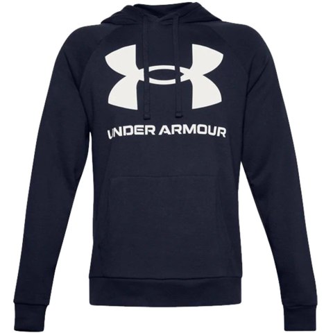 Bluza męska Under Armour Rival Fleece Big Logo HD granatowa 1357093 410 L Under Armour