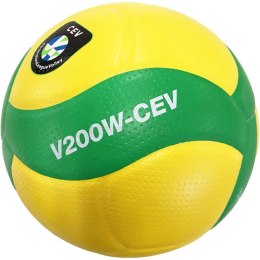 Piłka siatkowa meczowa Mikasa żółto-zielona V200W CEV 5 Mikasa