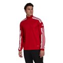 Bluza męska adidas Squadra 21 Training Top czerwona GP6472 2XL Adidas teamwear