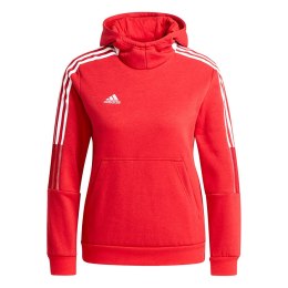 Bluza dla dzieci adidas Tiro 21 Sweat Hoody czerwona GM7338 116cm Adidas teamwear