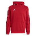 Bluza męska adidas Tiro 21 Sweat Hoody czerwona GM7353 L Adidas teamwear