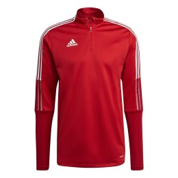 Bluza męska adidas Tiro 21 Training Top czerwona GH7303 2XL Adidas teamwear