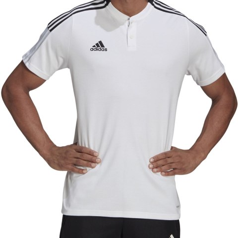 Koszulka męska adidas Tiro 21 Polo biała GM7363 XS Adidas teamwear