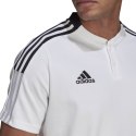 Koszulka męska adidas Tiro 21 Polo biała GM7363 XS Adidas teamwear