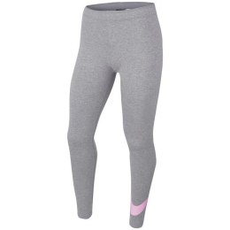 Legginsy dla dzieci Nike G NSW Favotites SWSH Tight szare AR4076 094 L Nike