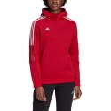 Bluza damska adidas Tiro 21 Sweat Hoody czerwona GM7327 XS Adidas teamwear