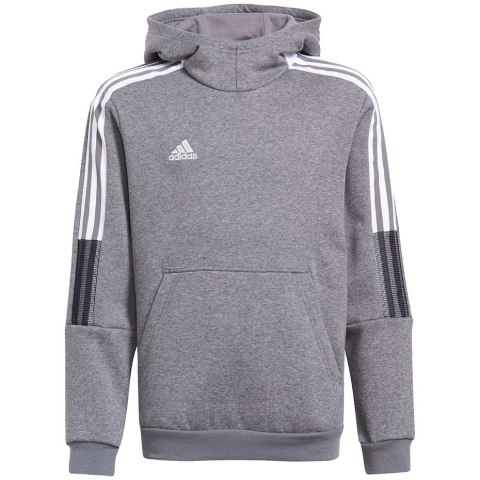 Bluza dla dzieci adidas Tiro 21 Sweat Hoody szara GP8803 116cm Adidas teamwear