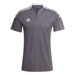 Koszulka męska adidas Tiro 21 Polo szara GM7364 S Adidas teamwear