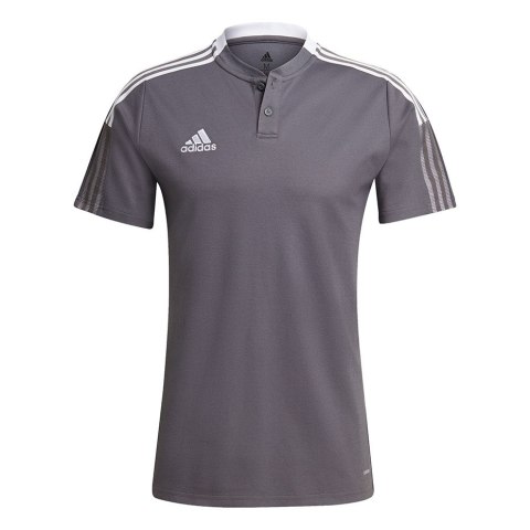 Koszulka męska adidas Tiro 21 Polo szara GM7364 XS Adidas teamwear