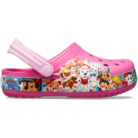 Chodaki dla dzieci Crocs Fl Paw Patrol Band Clog różowe 205509 670 33-34 Crocs