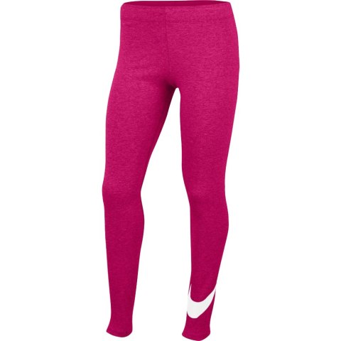 Legginsy dla dzieci Nike G NSW Favorites Swsh Legging różowe AR4076 615 L Nike