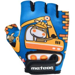 Rękawiczki rowerowe dla dzieci Meteor Teddy Builder Jr 26184-26185-26186 M Meteor