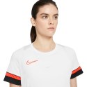 Koszulka damska Nike Df Academy 21 Top Ss biała CV2627 101 XS Nike Football