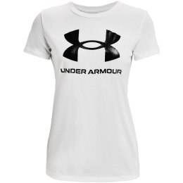 Koszulka damska Under Armour Live Sportstyle Graphic biała SSC 1356305 102 XL Under Armour