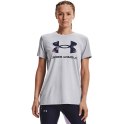 Koszulka damska Under Armour Live Sportstyle Graphic Ssc szara 1356305 017 L Under Armour