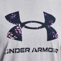 Koszulka damska Under Armour Live Sportstyle Graphic Ssc szara 1356305 017 L Under Armour