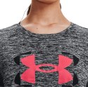 Koszulka damska Under Armour Tech Twist Graphic SSC szara 1366125 001 M Under Armour