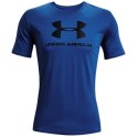 Koszulka męska Under Armour Sportstyle Logo SS niebieska 1329590 432 S Under Armour