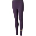 Legginsy dla dzieci Puma ESS+Logo fioletowe 587050 16 116cm Puma