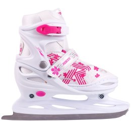 Łyżwy Roces Jokey Ice 3.0 Girl biało-różowe 450708 01 30-33 Roces