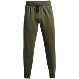 Spodnie męskie Under Armour Rival Flc Signature khaki 1366366 390 S Under Armour