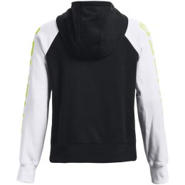 Bluza damska Under Armour Rival Fleece CB Hoodie czarno-biała 1365861 002 L Under Armour