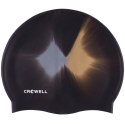 Czepek pływacki silikonowy Crowell Multi Flame czarny kol.08 Crowell