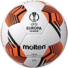 Piłka nożna Molten UEFA Europa League biało-pomarańczowa F5U2810-12 5 Molten