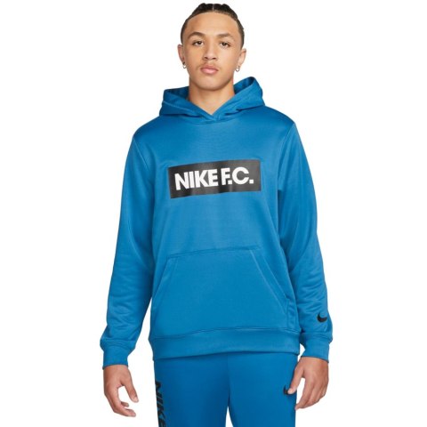 Bluza męska Nike NK DF FC Libero Hoodie niebieska DC9075 407 L Nike Football