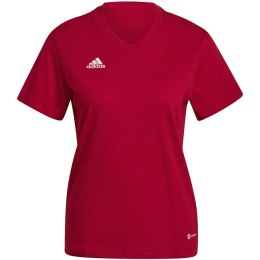 Koszulka damska adidas Entrada 22 Tee czerwona HC0441 2XL Adidas teamwear