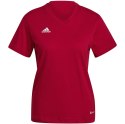 Koszulka damska adidas Entrada 22 Tee czerwona HC0441 2XS Adidas teamwear