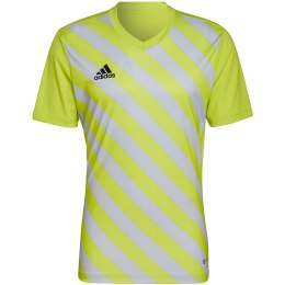 Koszulka męska adidas Entrada 22 Graphic Jersey żółto-szara HF0118 L Adidas teamwear